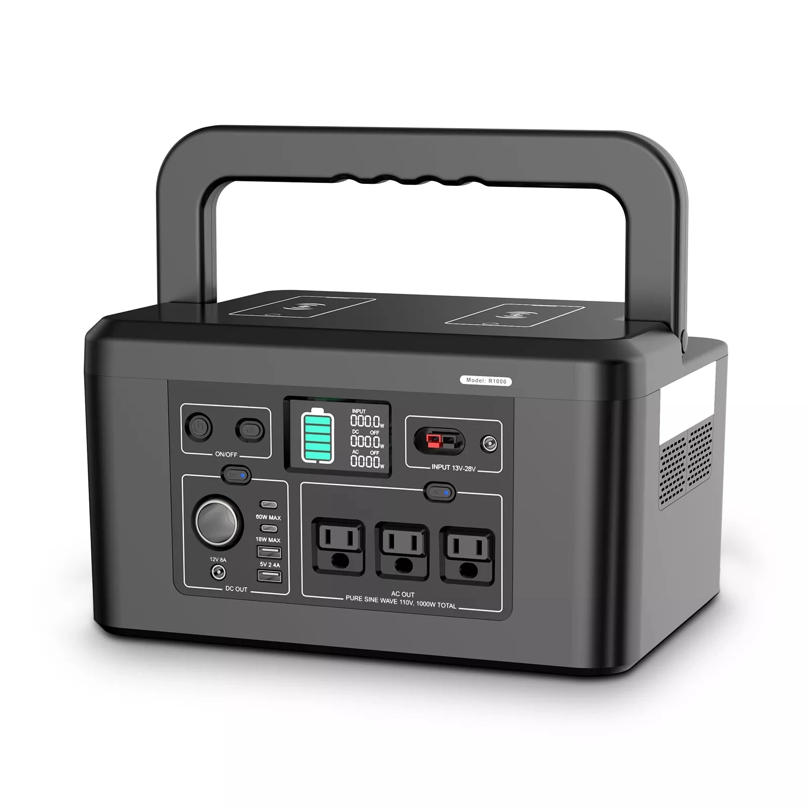 Portable Power Station Generator Solar Generator Portable Power Station 1000W Power Storage