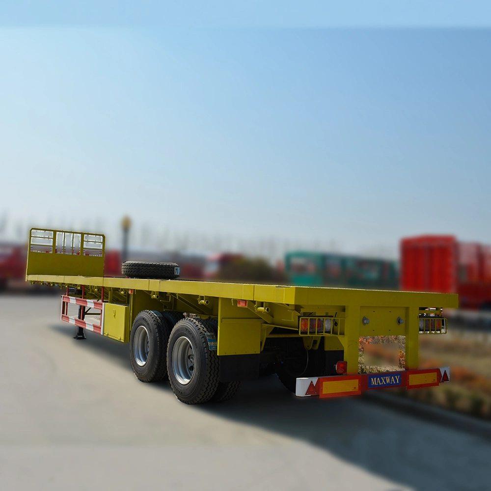 3 4 Axles Flatbed Container Gooseneck Excavator Transport Semi Trailer Trucks 100 Ton Lowbed Truck Trailers