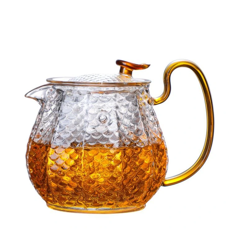 شاي بشاي الزهرة على الطريقة الصينية مع أدوات زجاجية مبتكرة لإعداد الشاي غلاية مياه ساخنة زجاجة مياه زجاجية