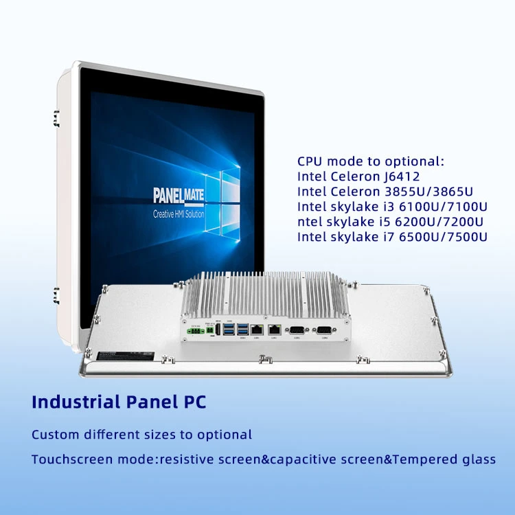 21.5 Inch 1920X1080 Embedded Industrial Touch Panel PC with IP65 Waterproof Capacitive Touch Screen