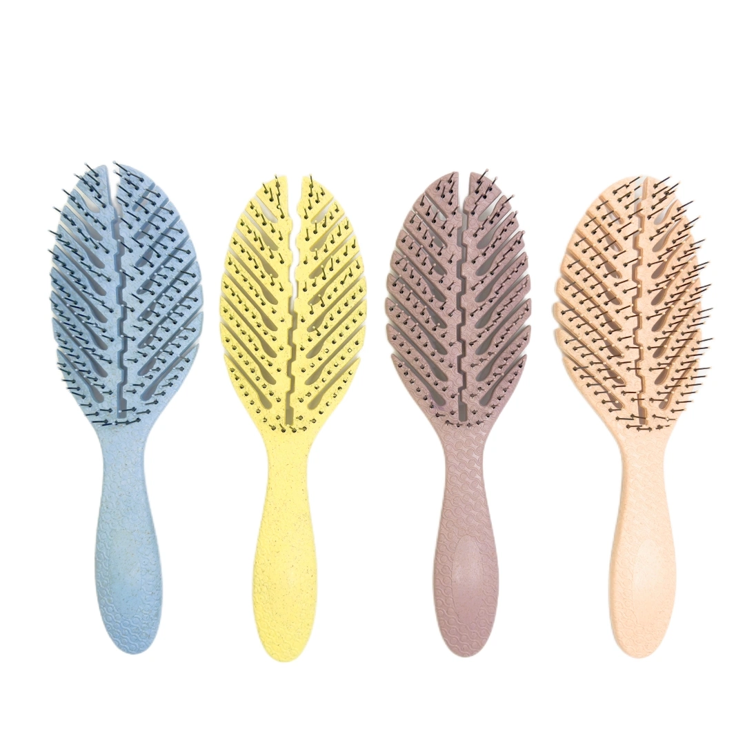 Private Brand Hair Style Brush Wheat Straw Brush Vent Brush for Curly Hair