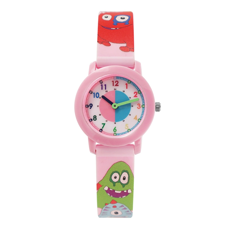 Plastic PVC Strap Watch for Children Watch Factory Wholesale Gift Kids Watch