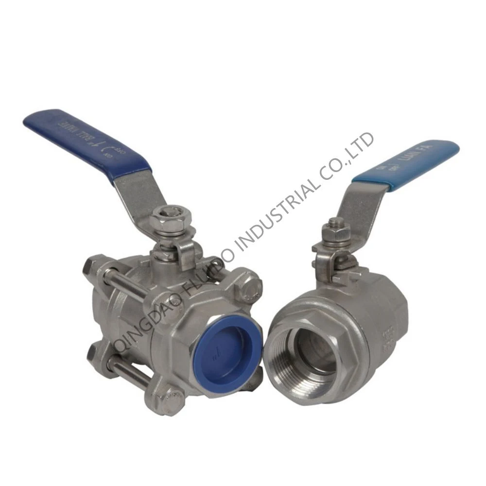 CF8m Stainless Steel 3PC Flanged Ball Valves as Building Material