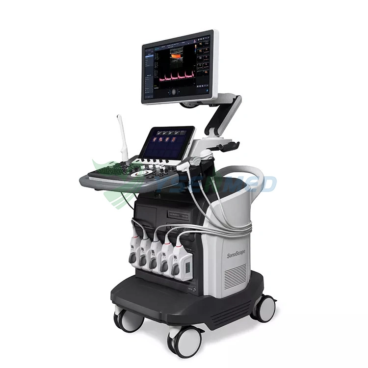 Chariot Elite Sonoscape S50 3D/4D Doppler couleur échographe médical Équipement