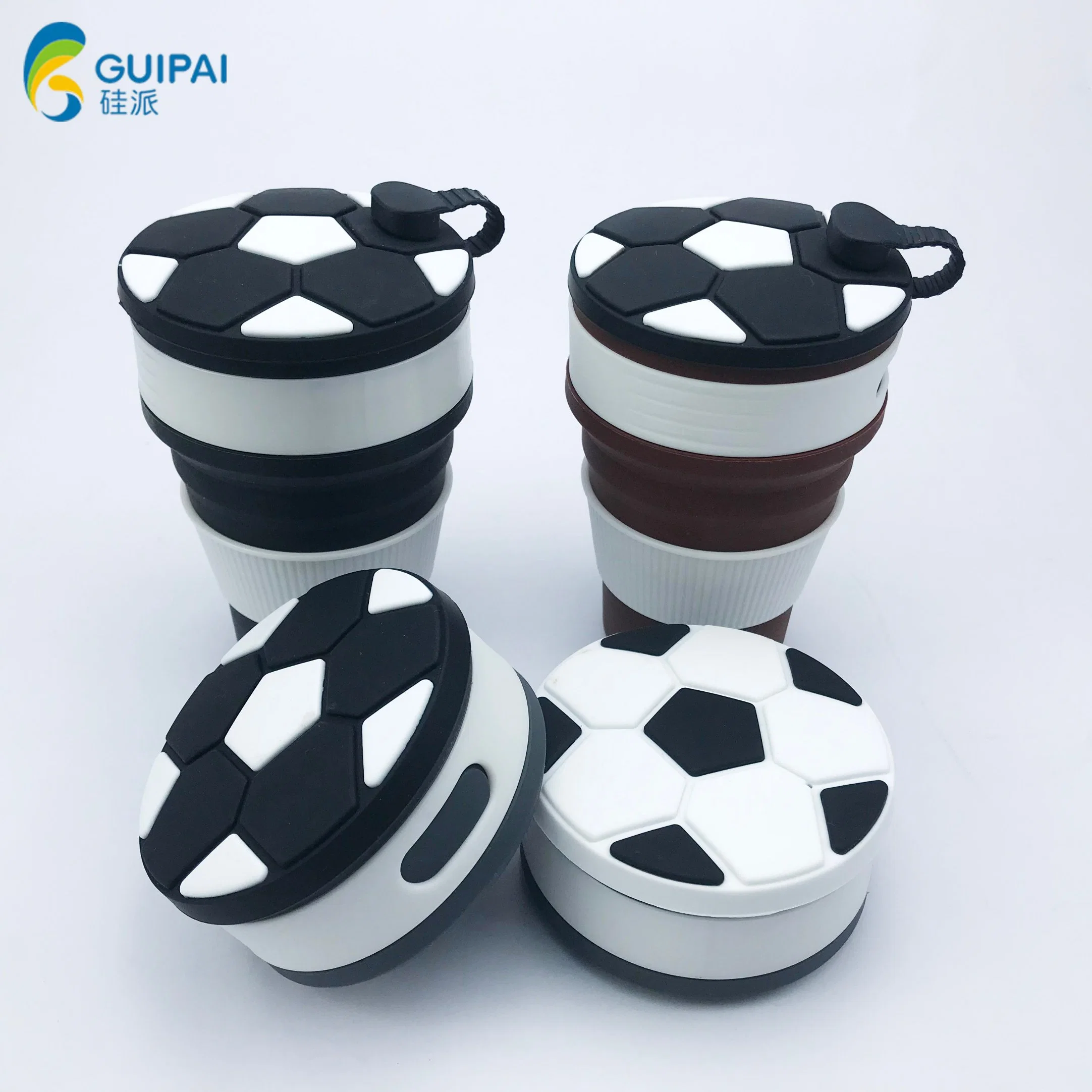 Wholesale/Supplier Silicone Collapsible Cup Promotion Gift Silicone Collapsible Custom Foldable Coffee Cup