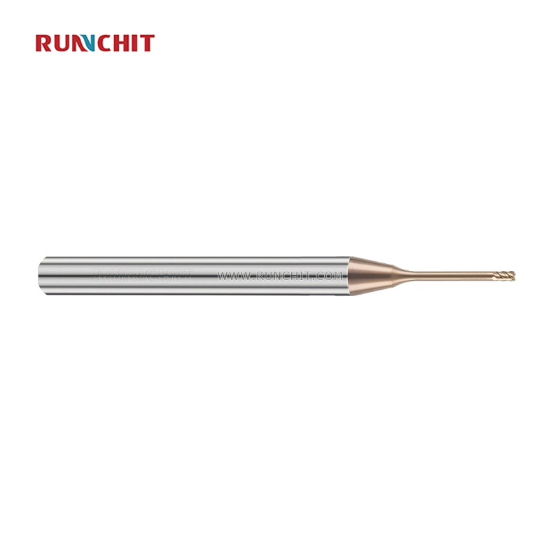 High Wear-Resistant Coating Small Diameter Standard Carbide Flat Drill End Mill Milling Cutting Tool for Mold, Precision Parts Spray Board Industry (NEMB1008A)