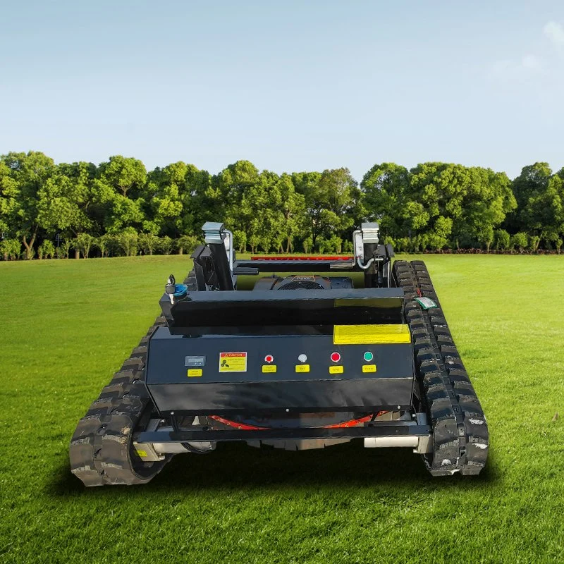 Hot Sale Crawler Remote Control Lawn Mower Garden Use Grass Cutting Machine