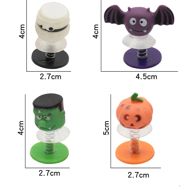 Vending Capsule Halloween Small Jumping Pumpkin Bat Monster Toys for Kids