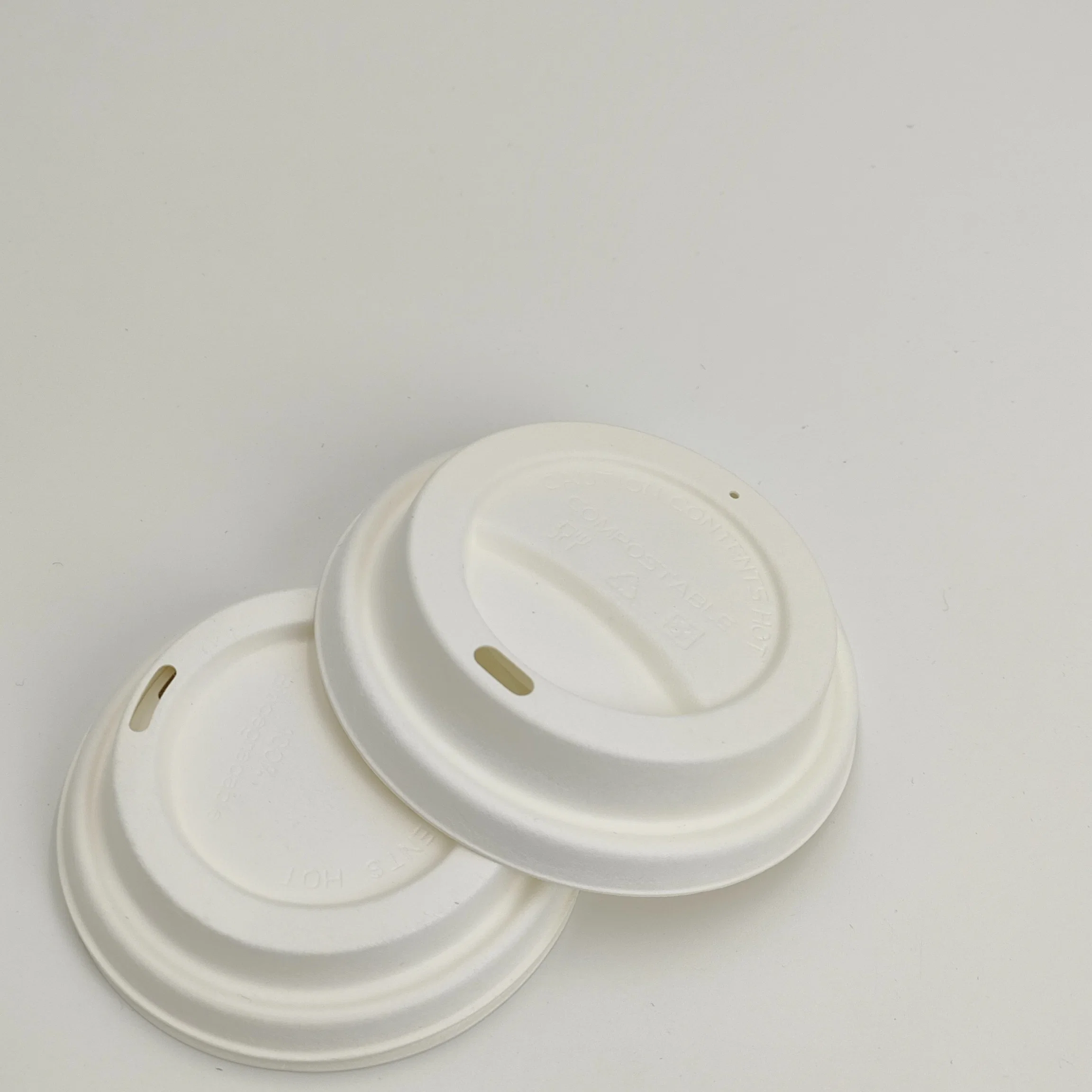 Eco-Friendly Degradable Bagasse Wholesale/Supplier Disposable Cup Lid