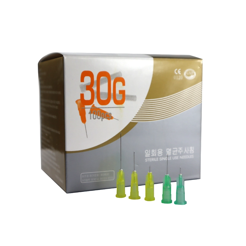 Hypodermic Needle Sizes 30g 4mm 13 mm 25mm for Beauty