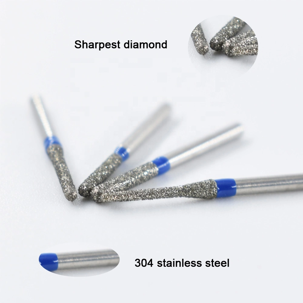 Straight Round Types Standard Size Dental Diamond Burs Sr Series