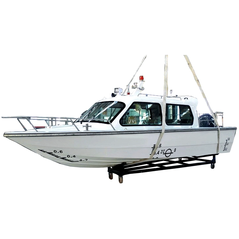 25.6FT High Speed Boat Patrol Boat Fiberglass Work Boats Offical Boats Fast Speed Boats