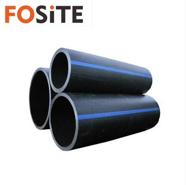 Fosita Hot Vender Negro Azul Color PN16 PE100 plástico agua Tubo PP PE HDPE tubo