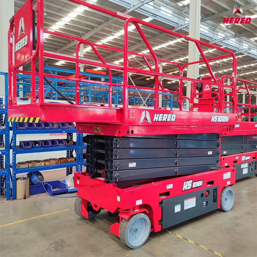 Hered AWP Official 8m Rough Terrain Гидравлический насос с приводом Scissor Lift