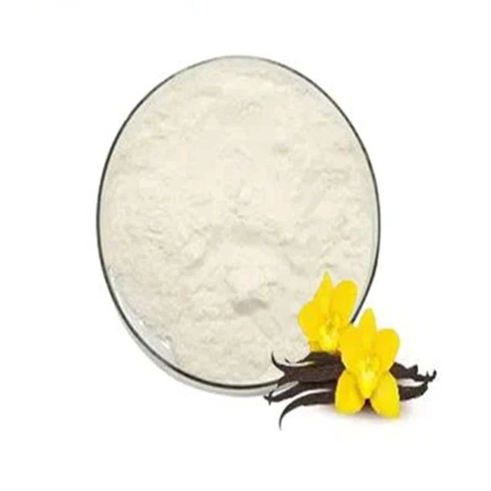 Manufacturer Supply White Vanillin Extracts Powder Food Flavoring