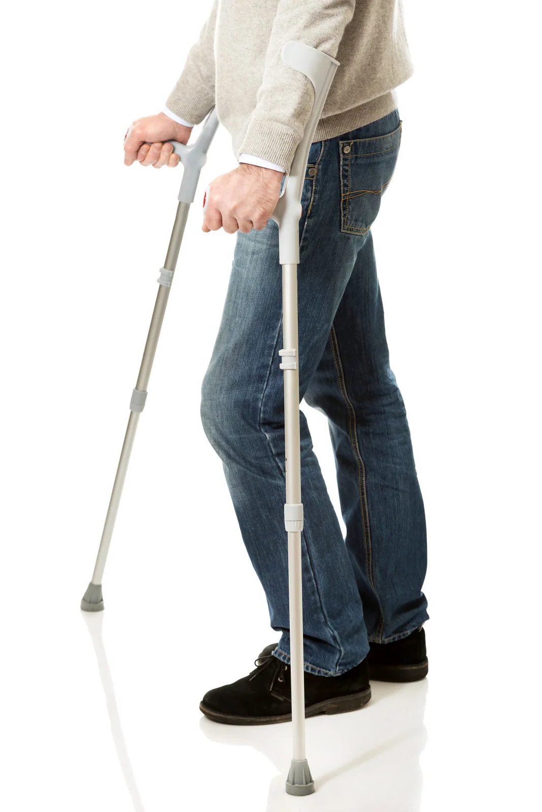 Tall Adult, Youth, Child Crutch Brother Medical Walking Aid Elbow Crutches