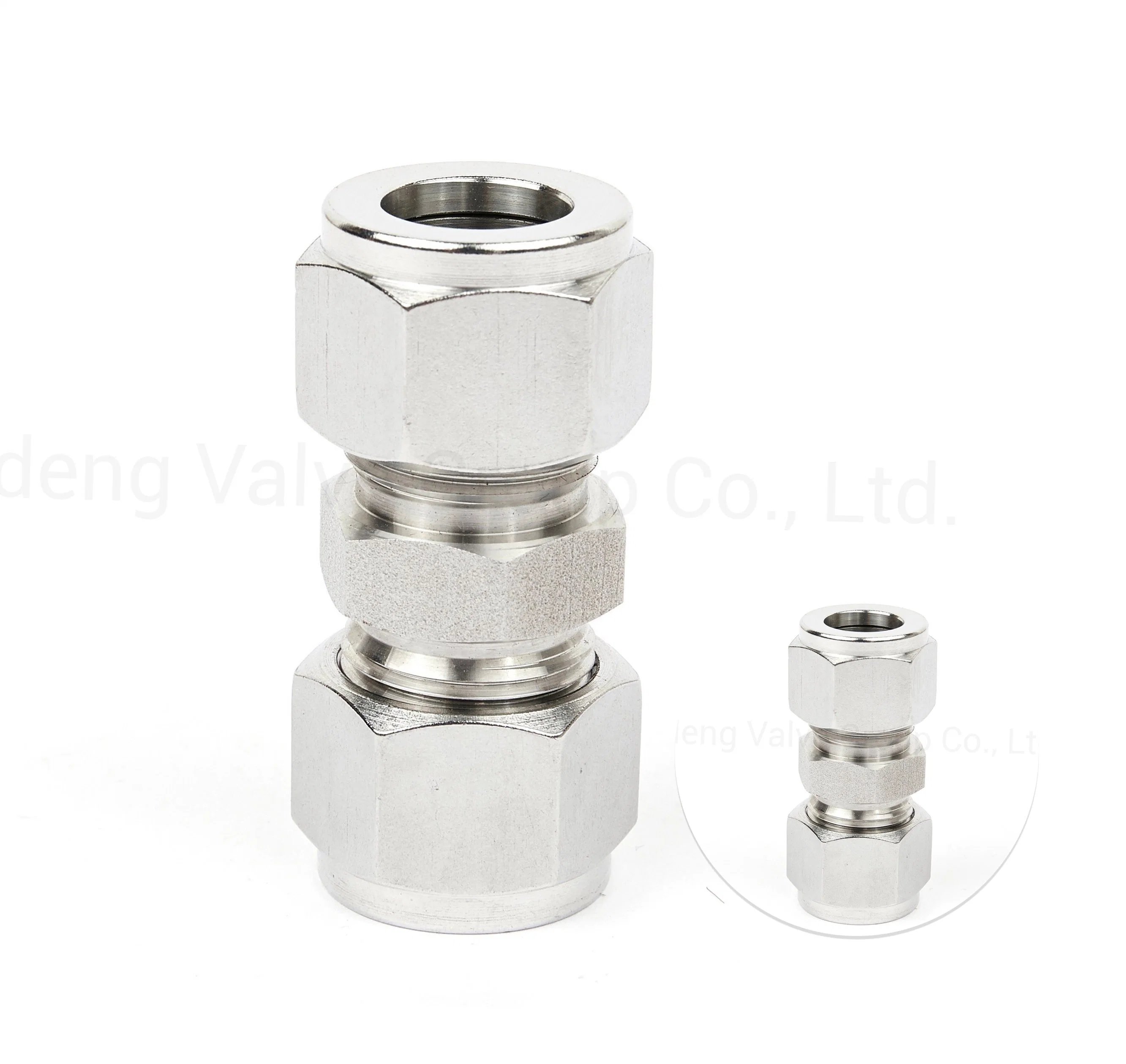 High Pressure Forged Fittings Tube Pipe Fitting Stainless Steel Straight Union Connector