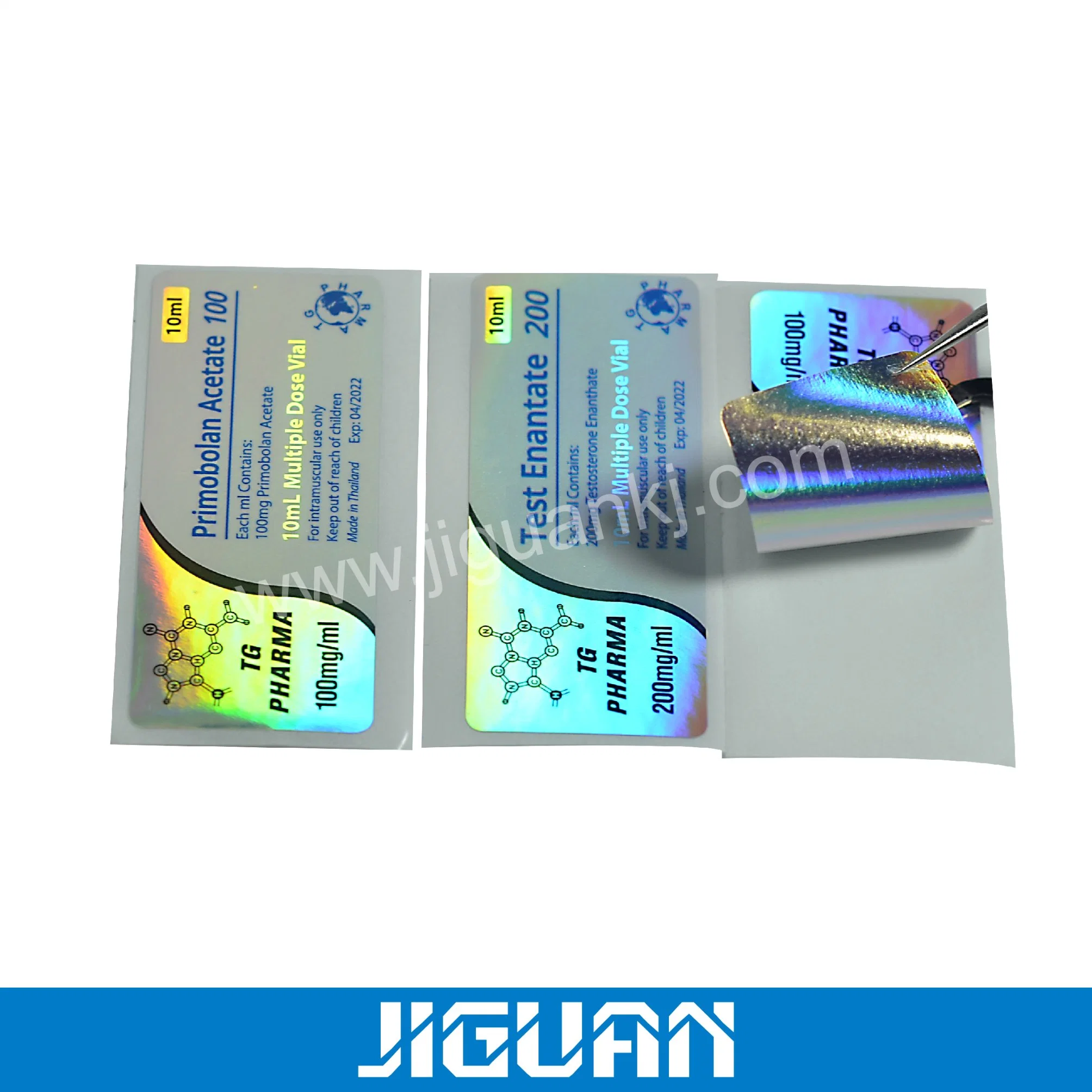 Professional Hologram 10ml Vial Label Maker with Great Price