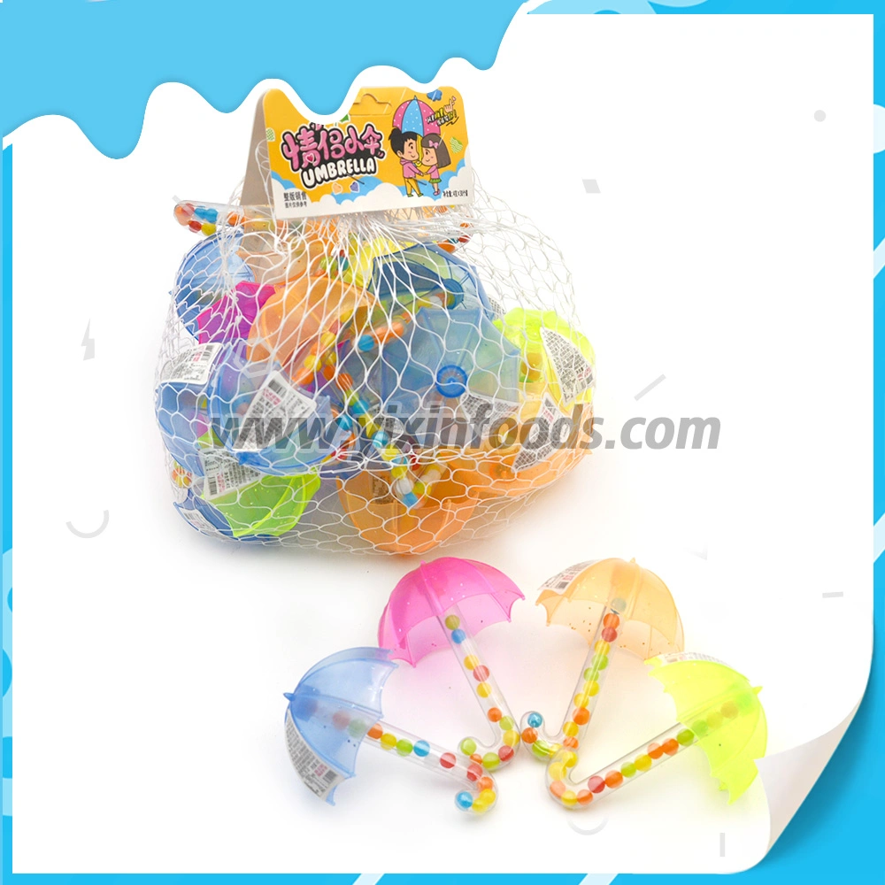 Factory Wholesale Umbrella Shape Toy Press Colorful Candy