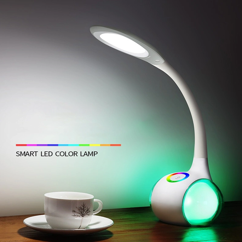 Free Light Colour Changing Base Sensitive Eye Protected Touch Automatic Night LED Table Lamp