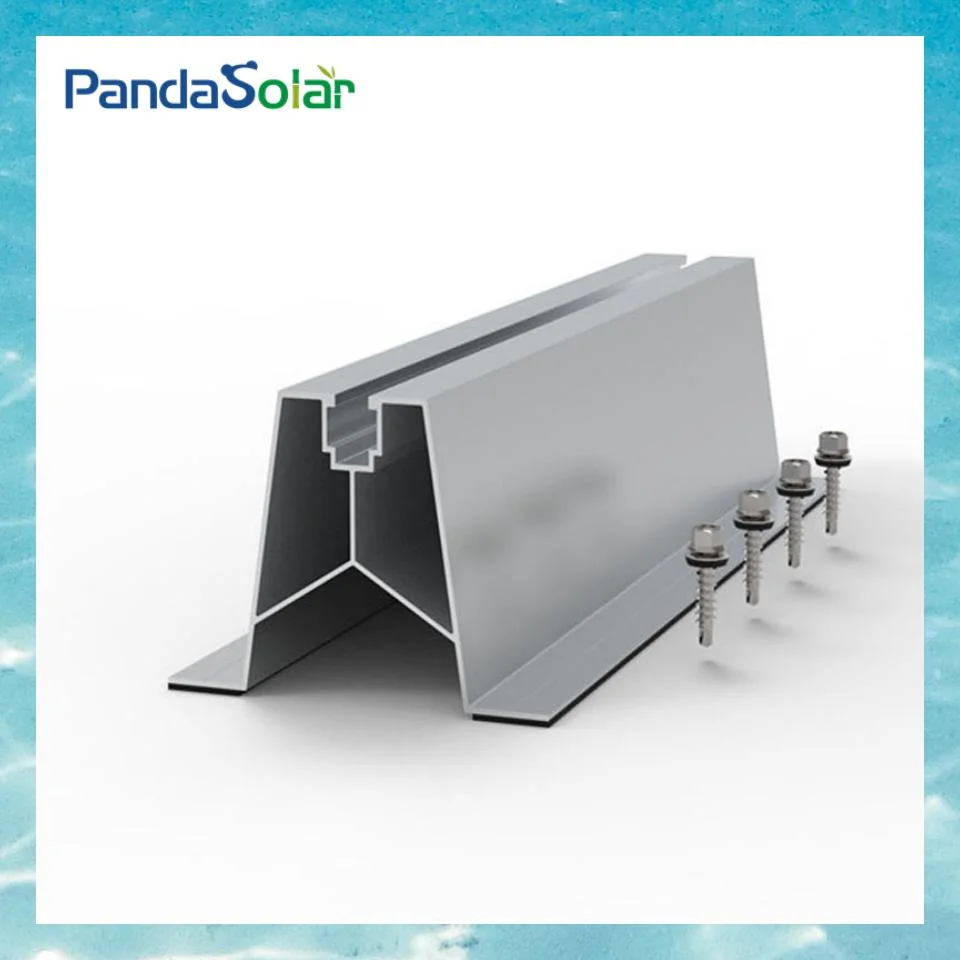 Economical Aluminum Solar Short Rail for Trapezoidal Roof Mounting