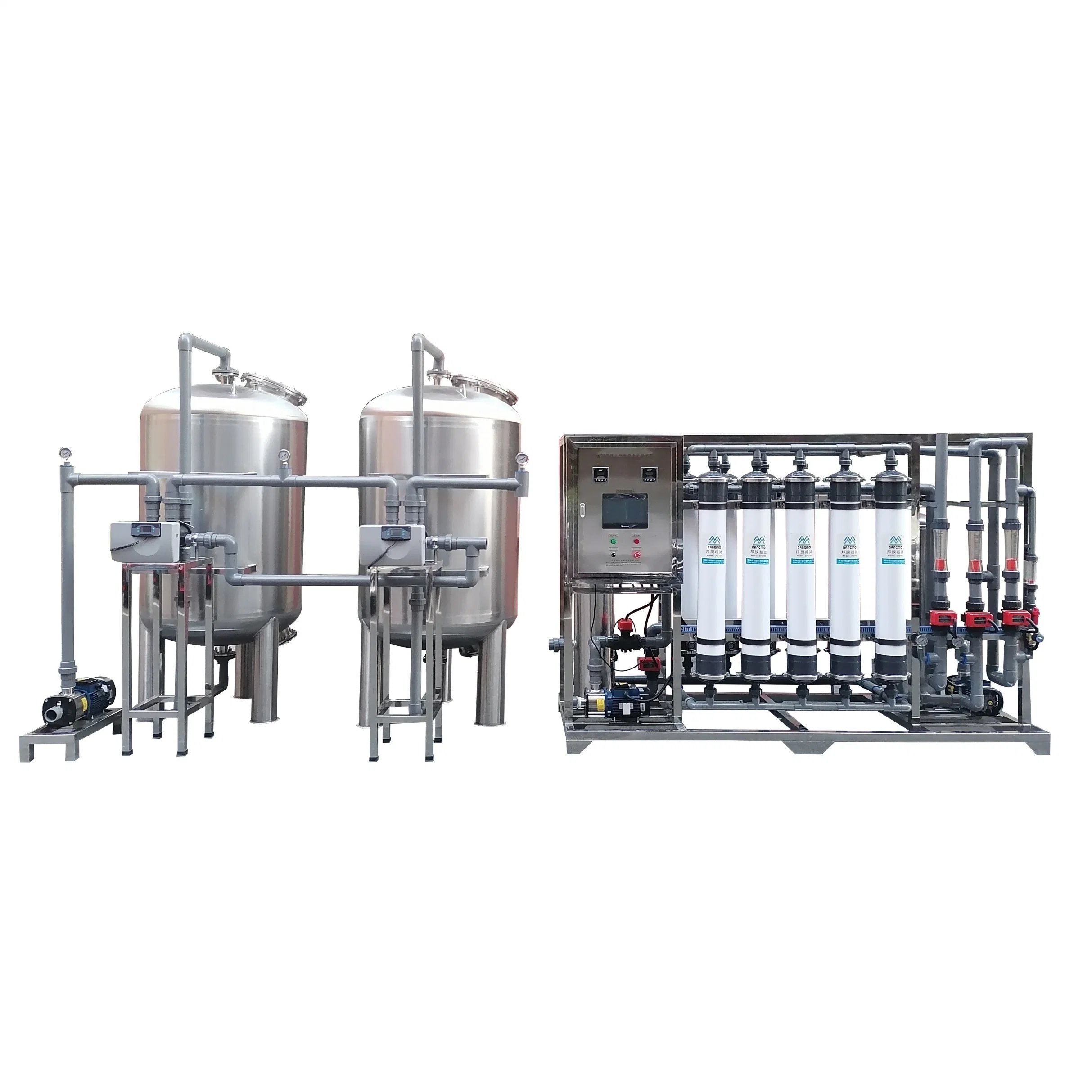 10000L/H Ultra Filtration du système de traitement de minéraux potable UF du filtre à eau usine de recyclage de l'eau industrielle de la piscine le dessalement de l'eau pure