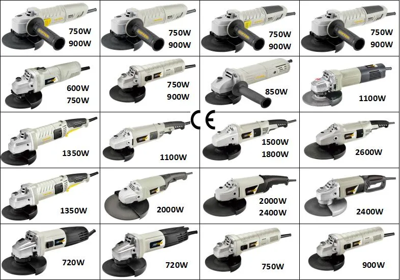 2600W 230mm 180mm Professional Long Handle Big Angle Grinder T23006