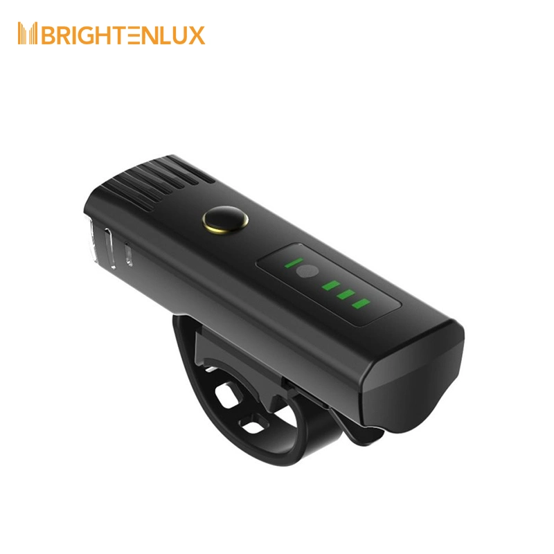 Brightenlux 5W Waterproof Night Riding Custom Logo Rechargeable Accessories USB Solar Light T6 LED Bike Front Bicycle Lamp