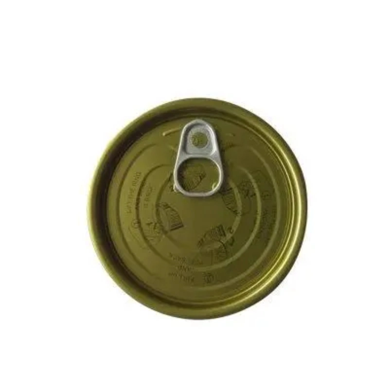 202#Tinplate Eoe BPA Ni Epoxy Lacquer Round Food Easy Open End Lid