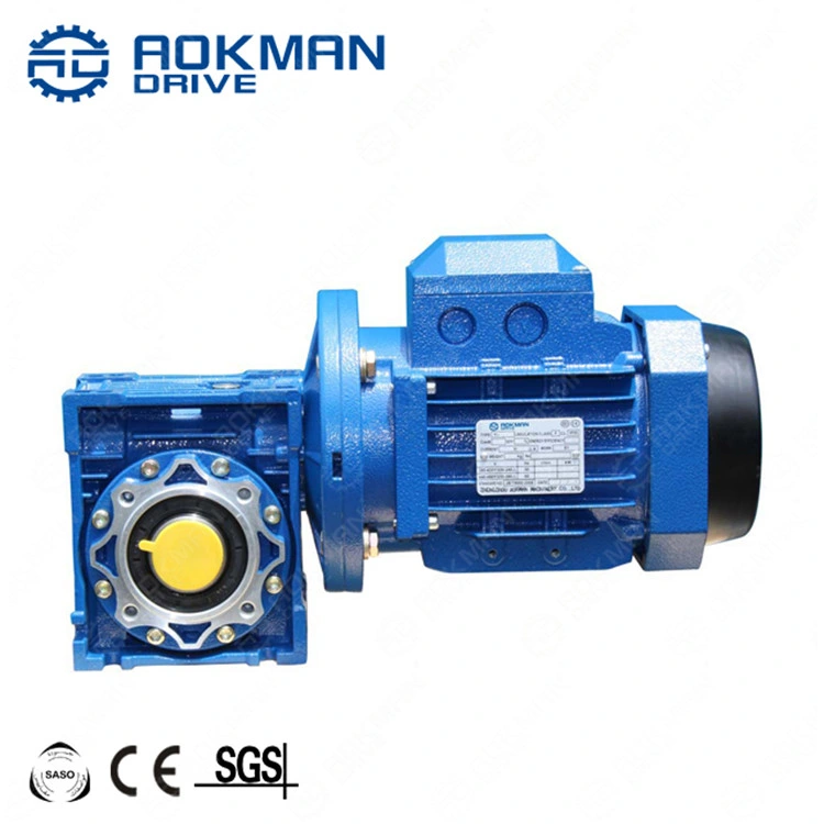 Aluminum Material Worm Gearbox with Output Flange