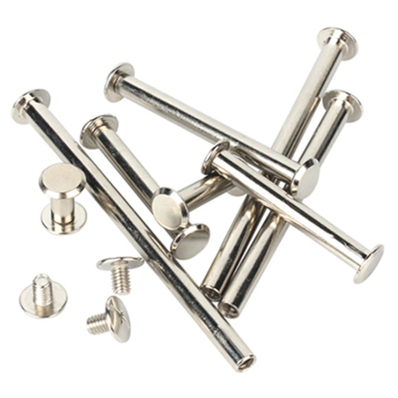 Stainless Steel Cross Chicago Screws Rivets Binding Book Post Screw M3