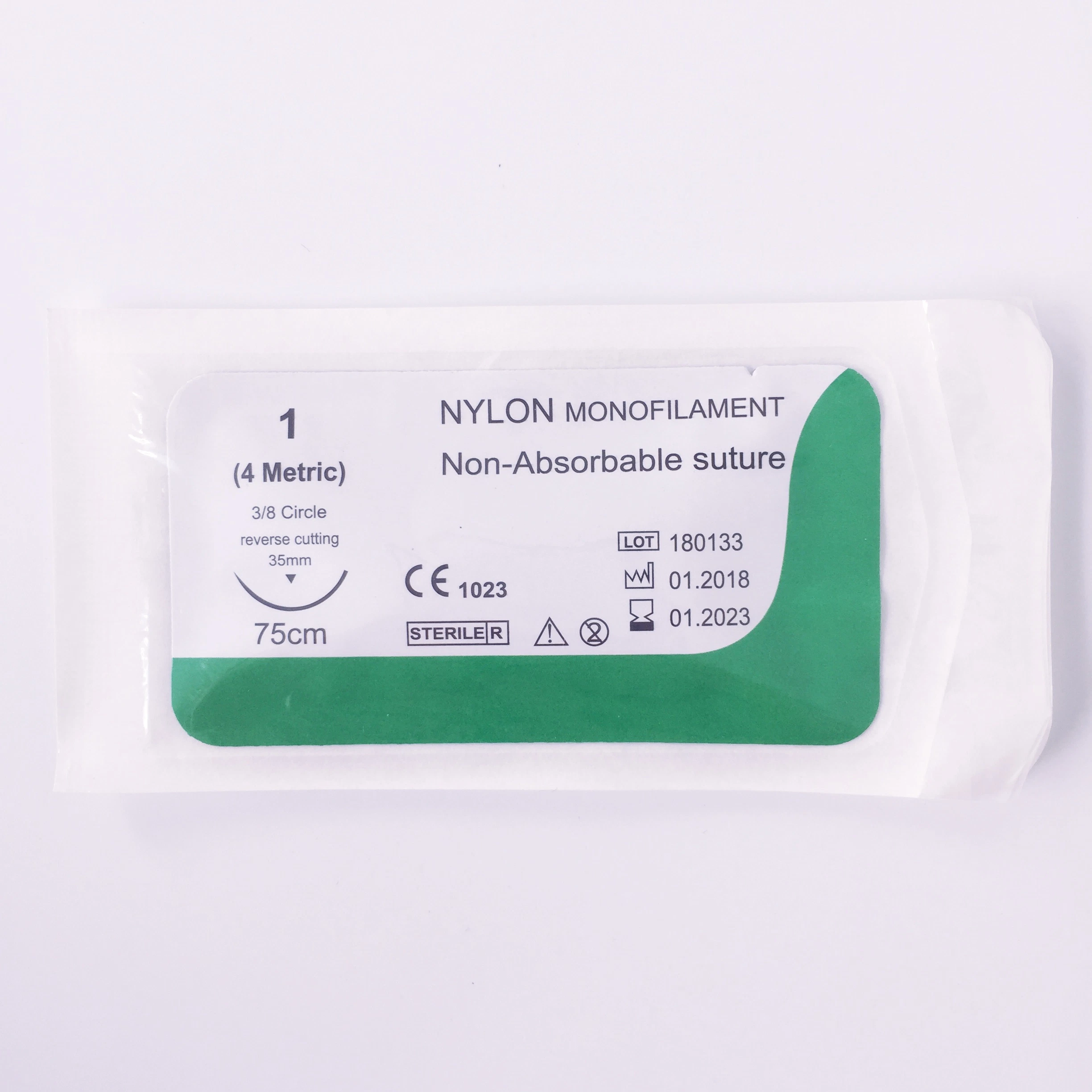 Medical Supply Disposable Non Absorbable Surgical Suture Nylon Monofilament