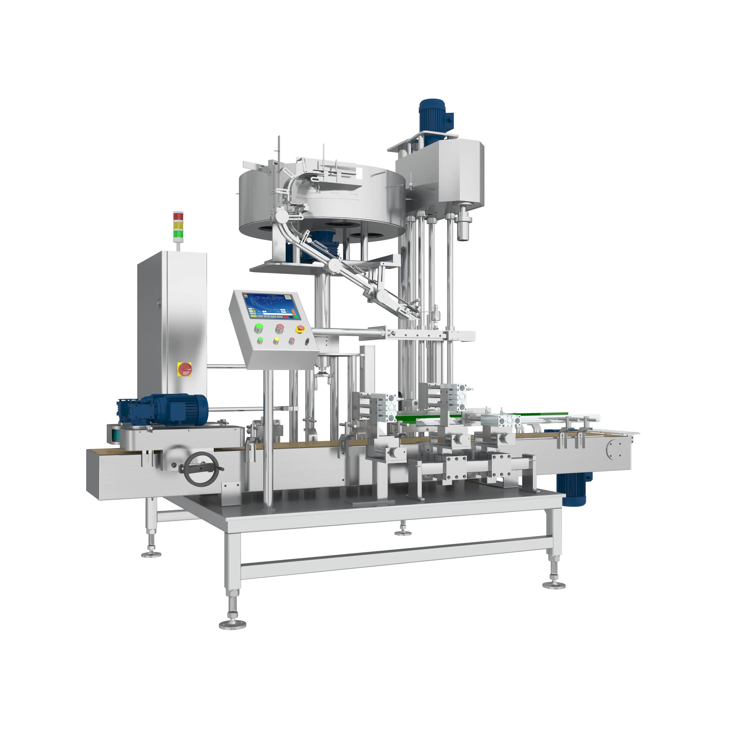 Automatic Multifunctional Double-Sided Labeling Machine for Square Round Bottle