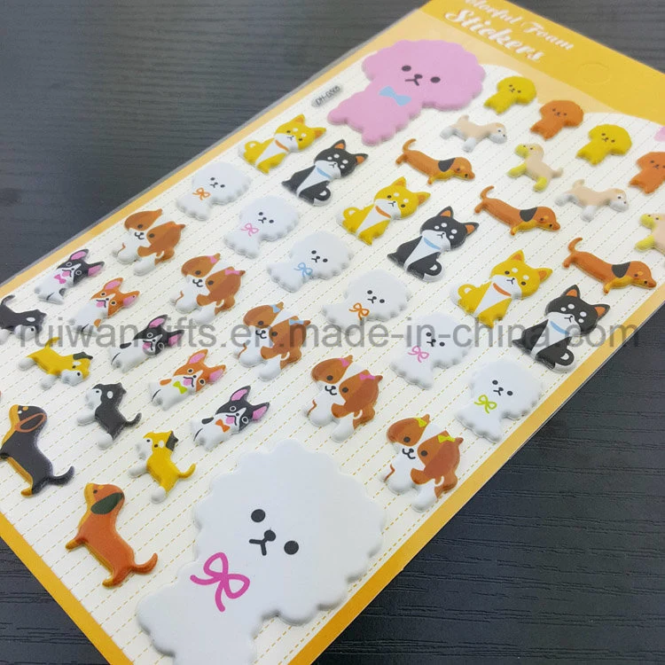 Wholesale/Supplier Animal Designs EVA Foam Sticker Sheet for Kids Play