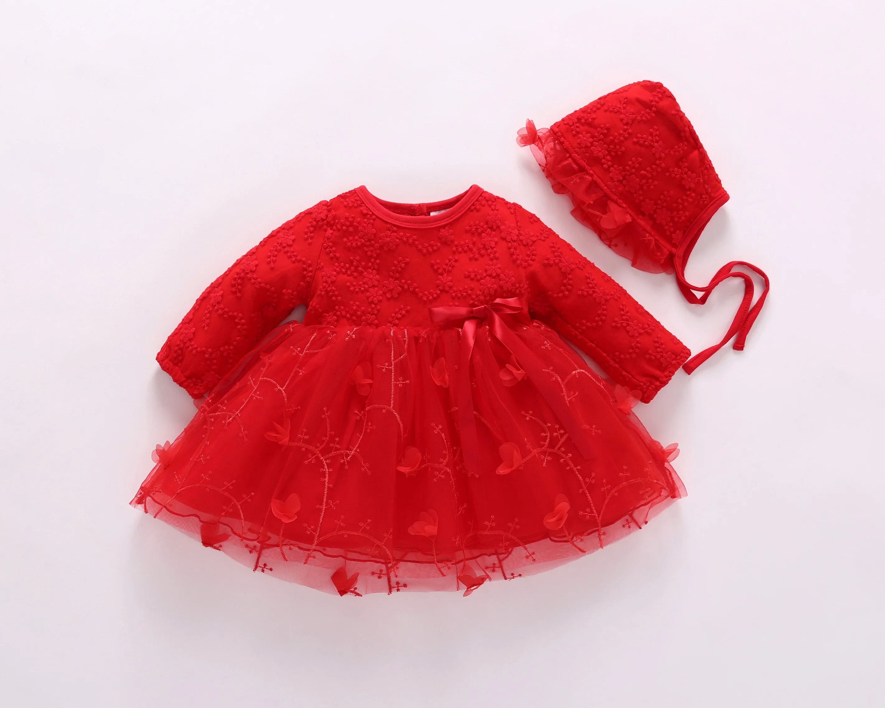 Free Sample Wholesale/Supplier Baby Clothes Beautiful Kids Wear Fashion Apparel Evening Gowns Wedding Little Girl Dress