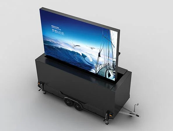 P6.25 Outdoor Advertising Full Color Video LED Display Trailer with Hight Brightness