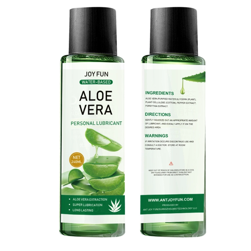 Aloe Vera Water Based Organic Lubricant Vaginal Adult Personal Lubricant for Anal