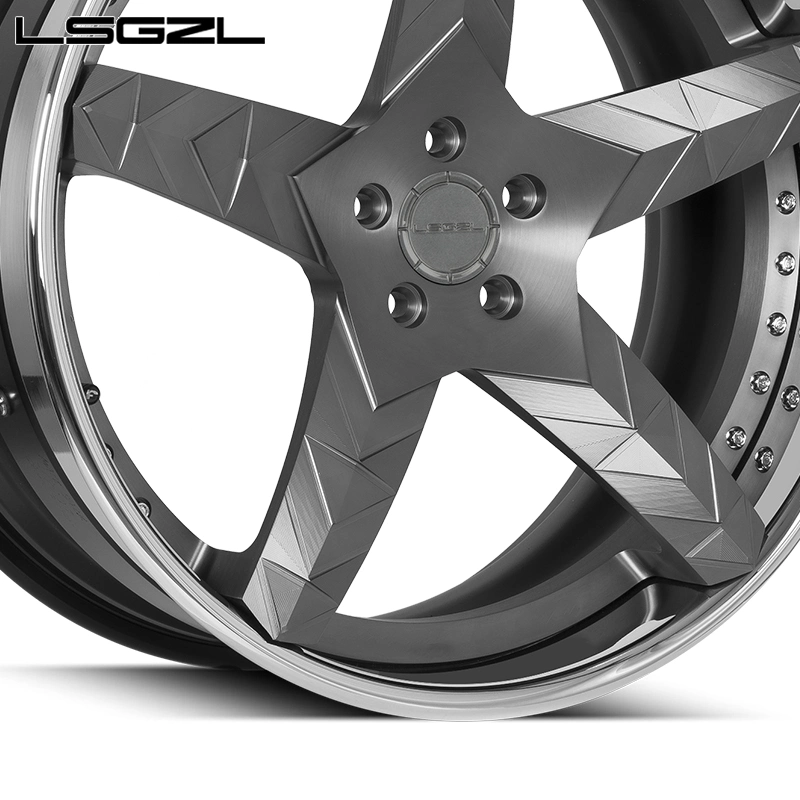 Lsgzl 17-26inch высокопрочные кованые колесные диски 5 спицы для Honda, Mercedes