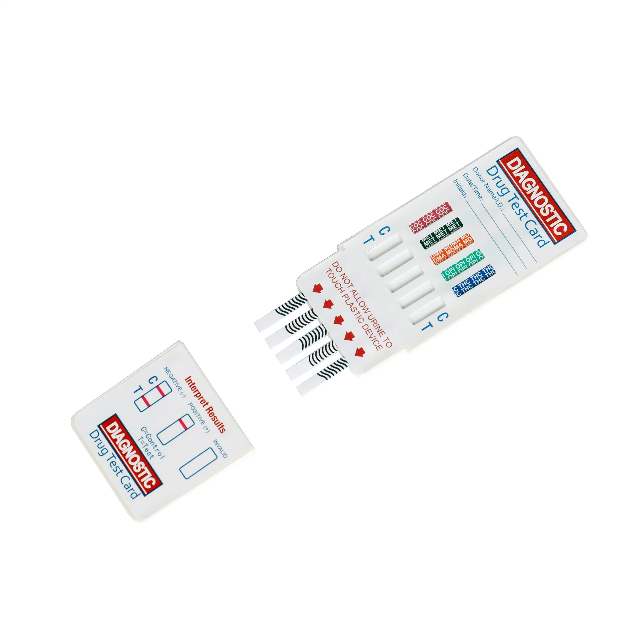 Teste de drogas de abuso do instrumento médico OEM da cassete/Painel/copo de temperatura da sala