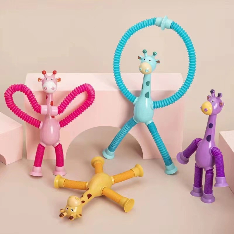 Stretching Tube Giraffe Puzzle Novelty Stress Relief Toys