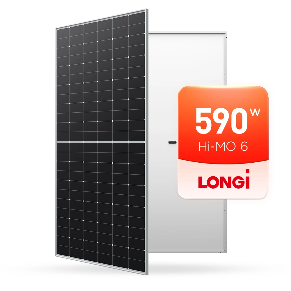 Longi Class a Tier 1 Half Cut Cell Mono Solar Panel 560W 600W Paneles Solares De With Warranty