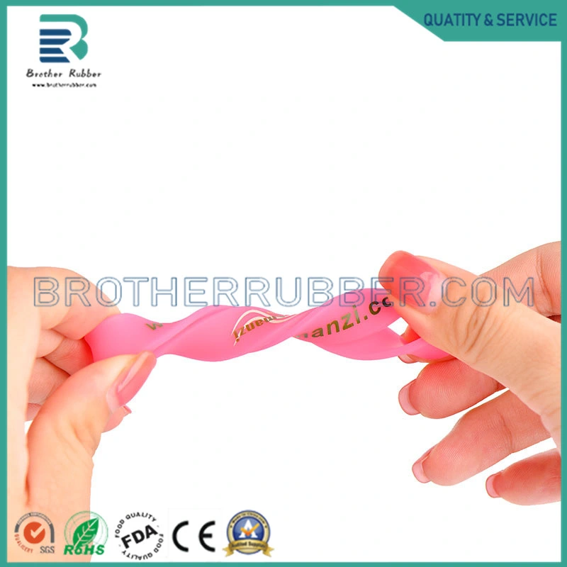 Custom Logo Silicone Wristband Rubber Wrist Bands