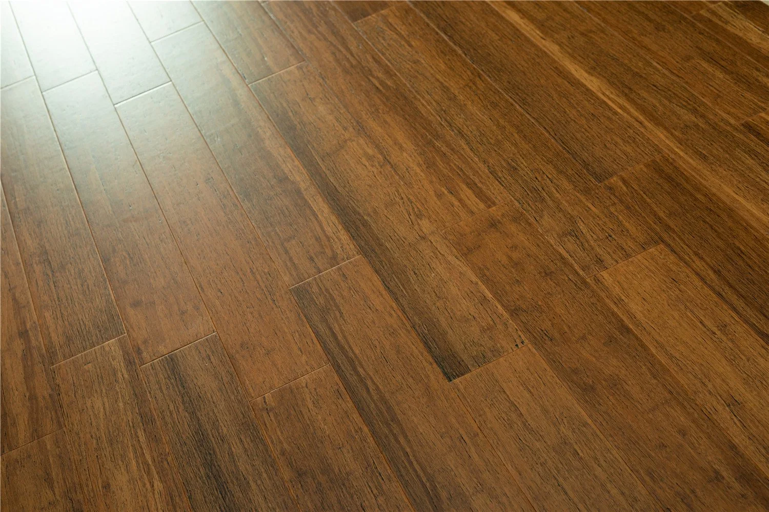 New Design Factory Eco-Friendly E0 Strand Woven Bamboo Flooring