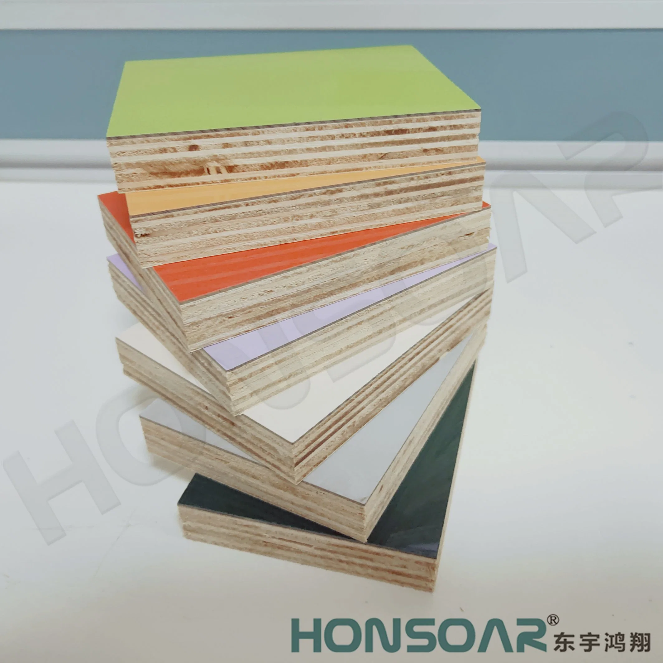 1220X2440mm 18mm Black Film Faced Plywood Marine Construction Formwork Phenolic Board