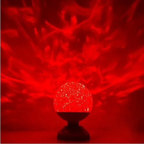 LED Nightclub Atmosphere Night Light USB Crystal Glass Table Lamp