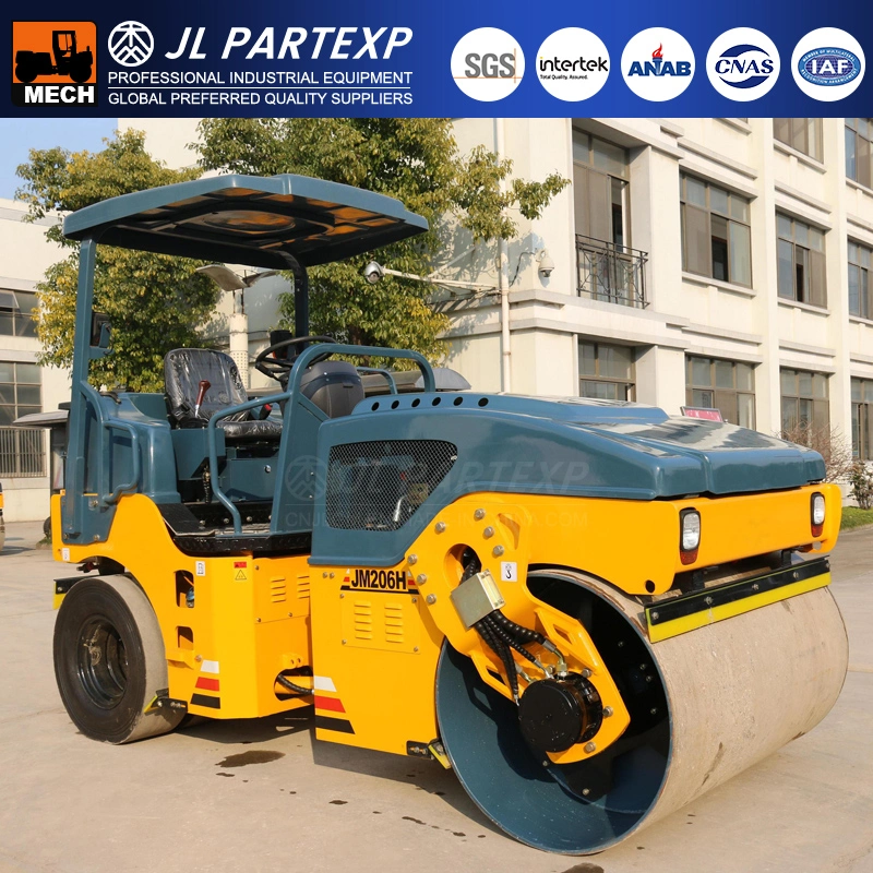 6 Ton Hydraulic Tandem Vibratory Road Roller Combination Compactor Machine with Cheap Price