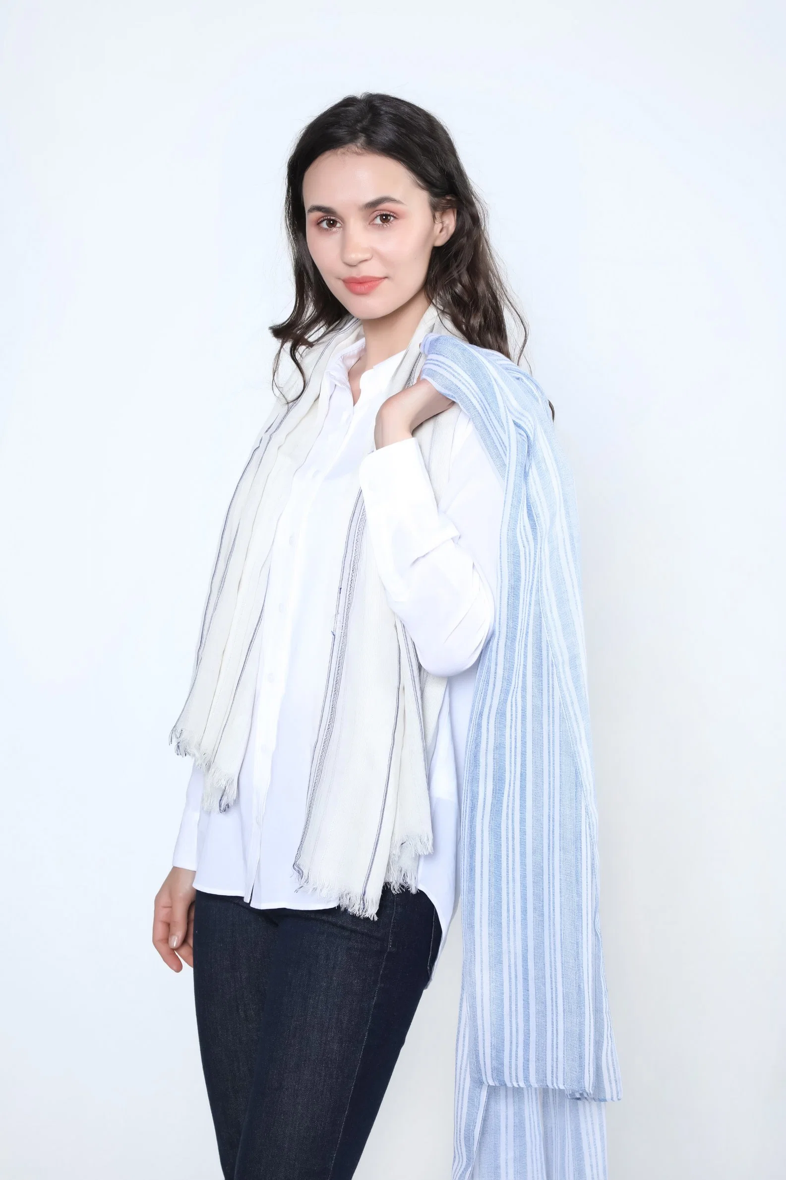 Fashion Merino Wool Digital Printed Ladies Scarves