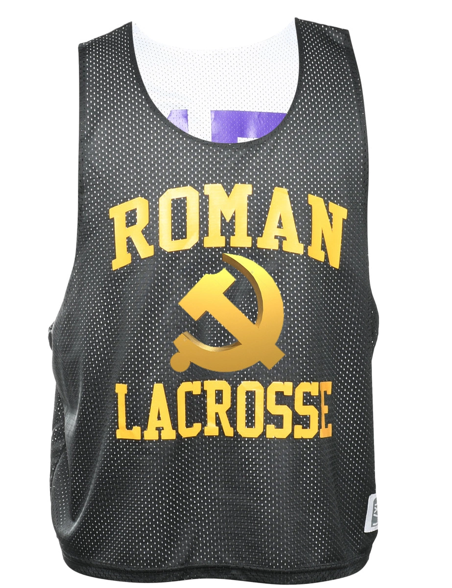 Doosansports Fashion Design Sublimation Men&prime; S Lacrosse Reversible Sleeveless Shirt