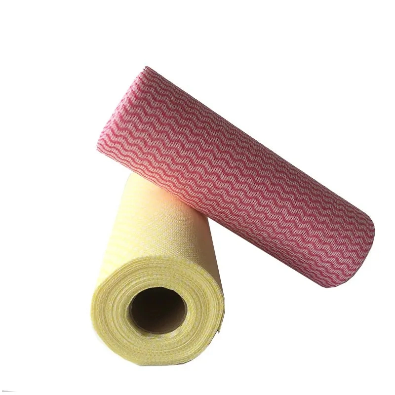 Spunlace Disposable Cleaning Wipes Cleanroom Rags Workroom Cleaning Roll