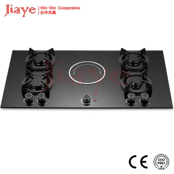 Suriname / South America Cheap Kitchen Appliances with Built-in Heating Plate + Gas Hob Easy to Clean Household Appliances